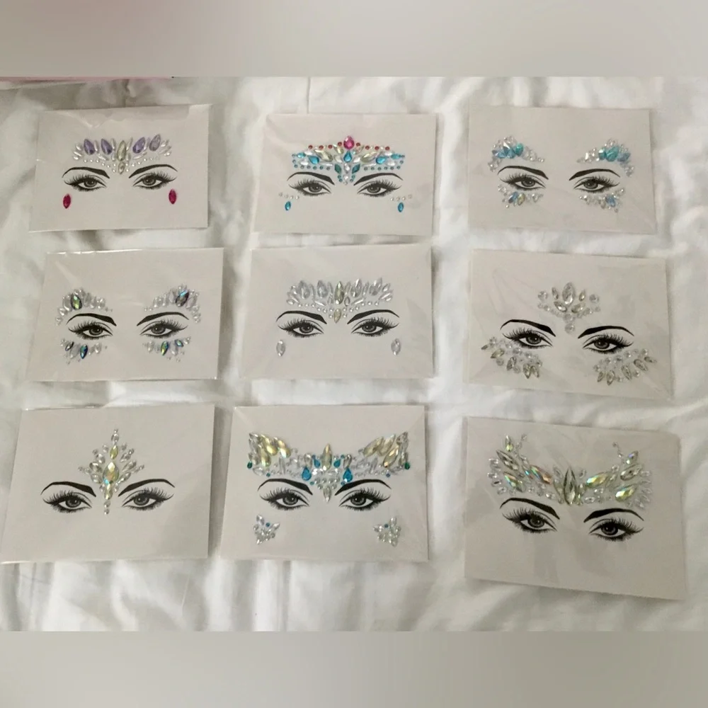 Face Gems — Decorative Face Jewel Set